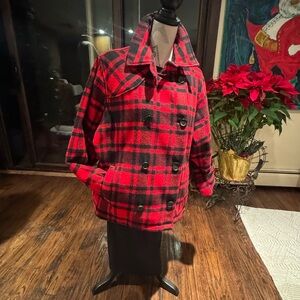 VNT WOOLRICH Buffalo Plaid Coat